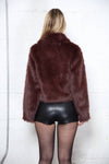 Zip Up Fur Jacket