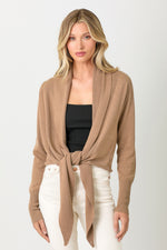 Multiple Fastening Open Sweater Cardigan