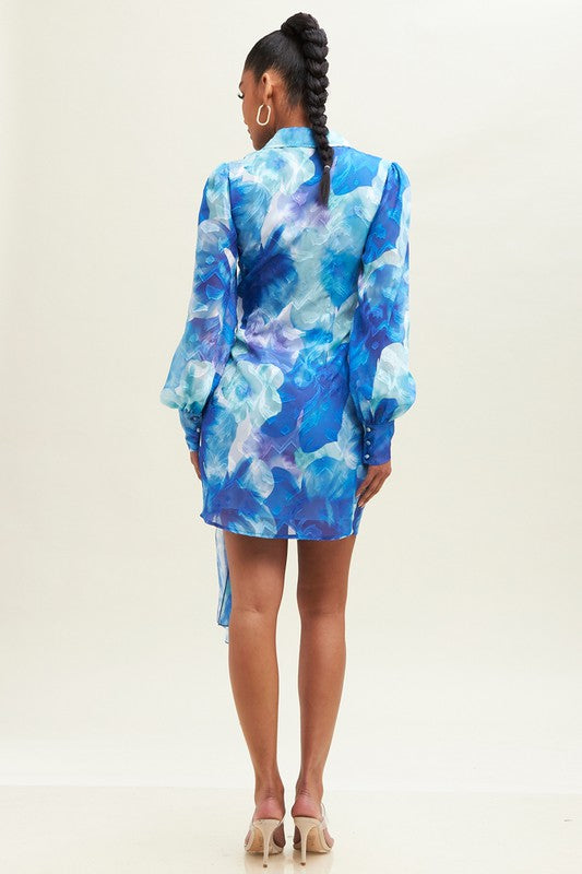 Blaze Wrap Shirt Dress