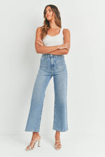 Just Black Denim Patch Pocket Wide Leg