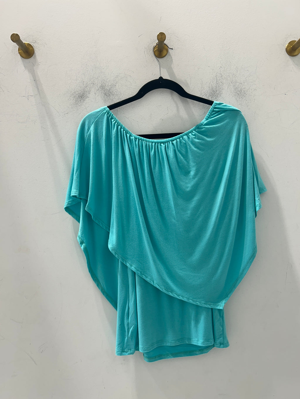 Women's Layered Top - Aqua Marine