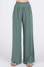 Smocked Waist Band Pants