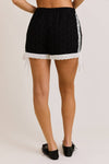 Lace Trim Eyelet Shorts