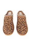 Leopard Print Embroidered Slipper