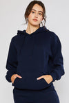 Relax Fit Fleece Pullover Hoodie