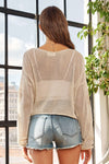 Lightweight Floral Sweater Top