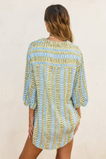 Morning Pages Tie Detail Tunic Shirt