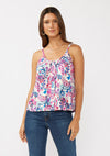 Button Down Paisley Tank Top