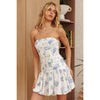 Floral Bubble Bottom Mini Dress