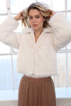 Zip Up Fur Jacket