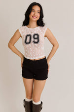 Boat Neck Lace Top