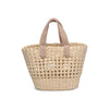 June Woven Knot Straw Tote