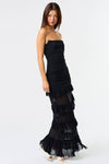 Ruffle Maxi Corset Maxi Dress
