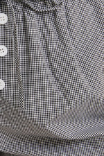Waist Tie Check Shorts