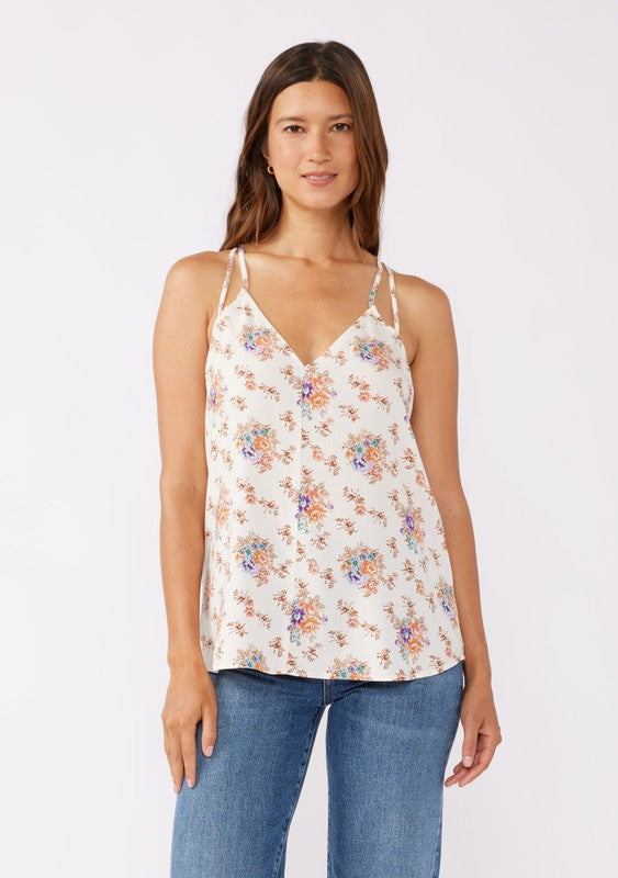 Floral Racerback Tank Top