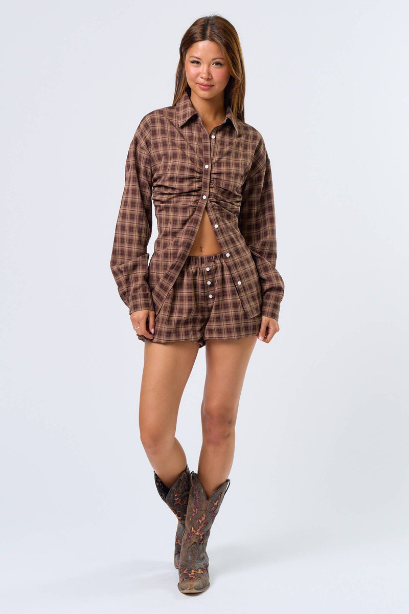 Plaid Bloomer Shorts