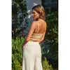 Micro Rib Twist And Shout Crop Top