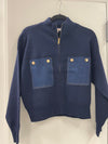 Nanette Navy Sweater