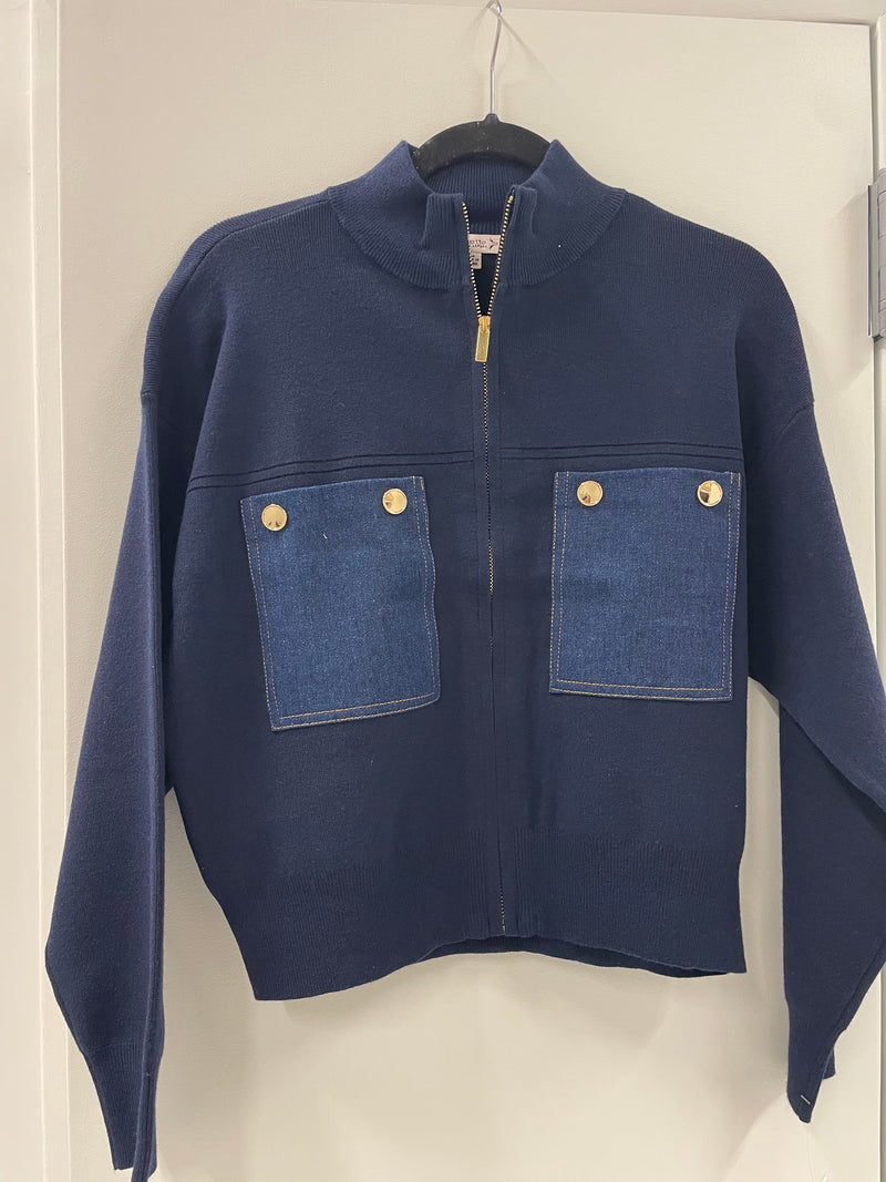 Nanette Navy Sweater