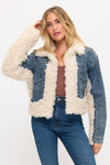 Shearling Denim Jacket