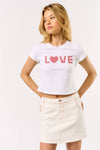 Gingham Love Graphic Baby Tee