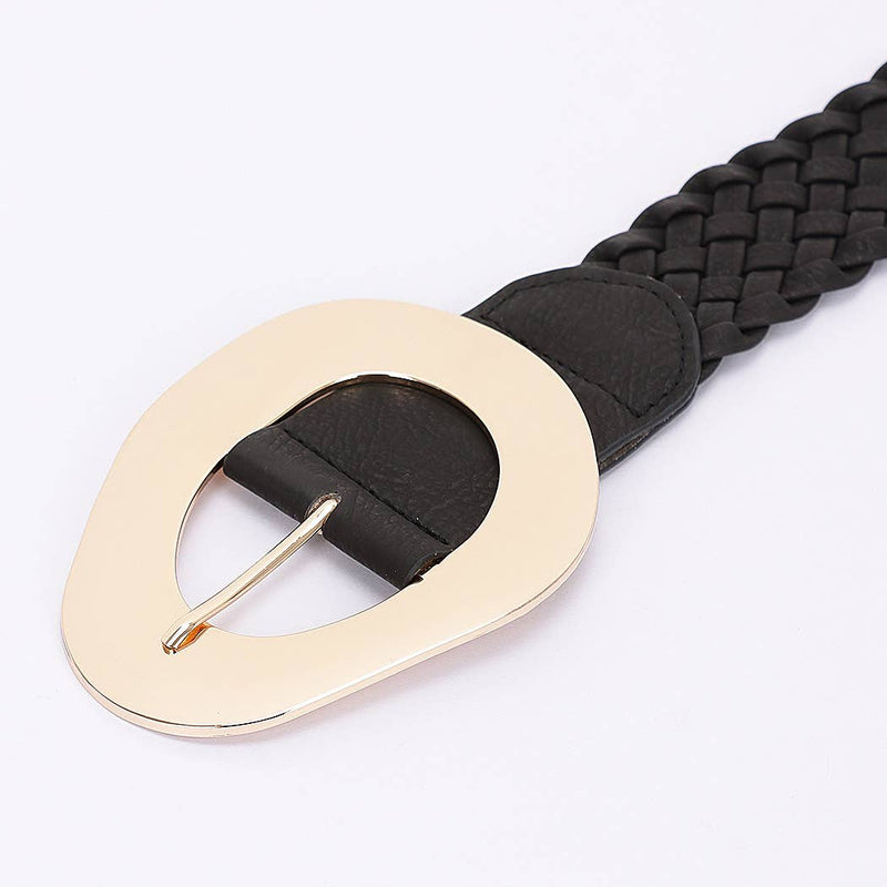 Metal Buckle Braided Belt