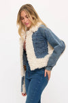 Shearling Denim Jacket