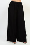 Drawstring Wide Leg Pants