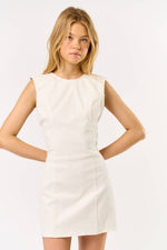 Open Back Shift Mini Dress