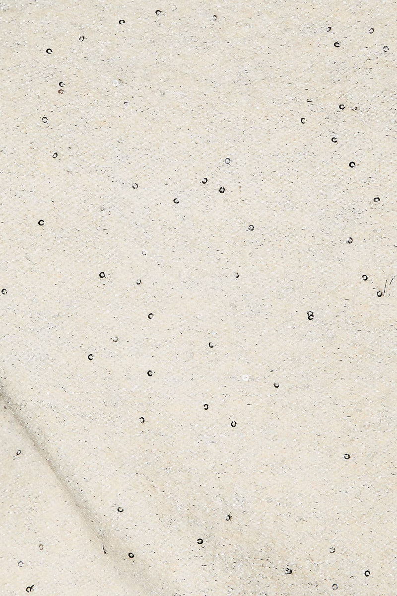 One Shoulder Sequin & Metallic Sweater