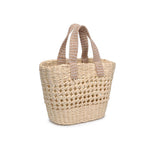 June Woven Knot Straw Tote