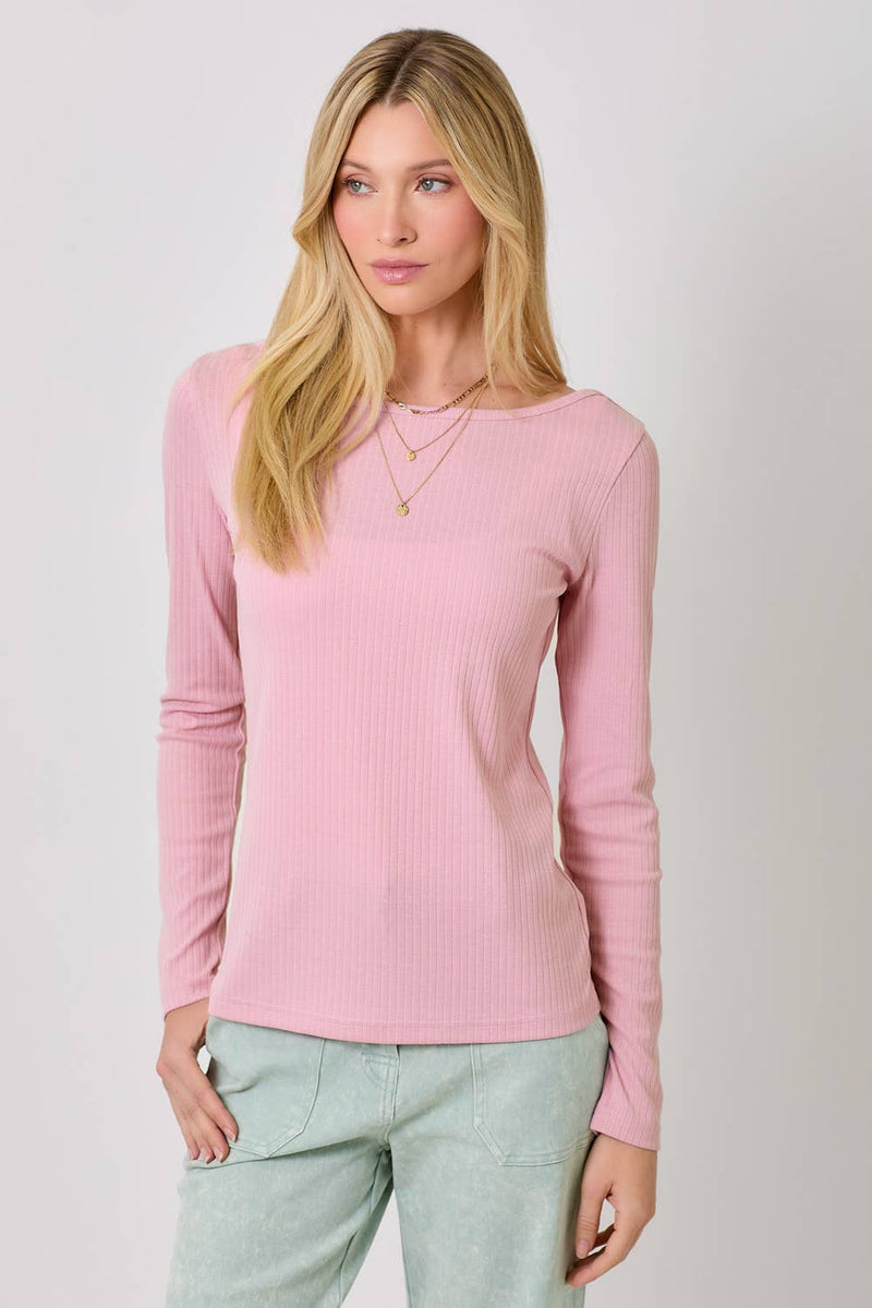 Reverse Coverstitch Top