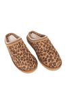 Leopard Print Embroidered Slipper