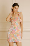 Multi Color Floral Mini Dress