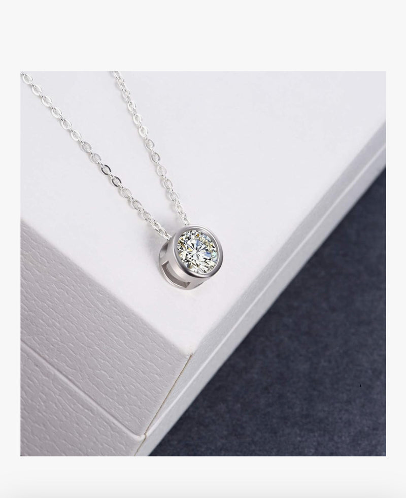 The Aurora Solitaire Necklace