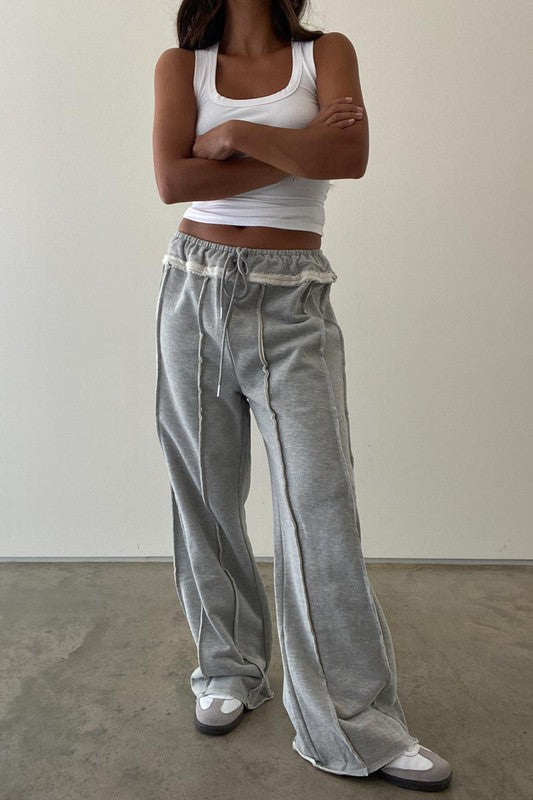 Exposed Seam Sweatpants