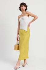 Ribbed Asymmetrical Hem Tube Top