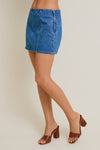 Low Waist Denim Skirt