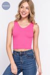 Reversible Seamless Rib Crop Top