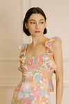 Multi Color Floral Mini Dress