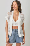 Embroidered Hand Knitting Cardigan