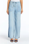 Mid Rise Lounge Pant - Light Indigo