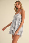 Trapeze Baby doll Tassel Romper
