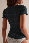 Free People- Angelina Lace Tee