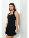 Poplin Dropwaist Mini Dress