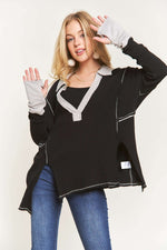 Thumbhole Sleeve Thermo Tunic Top