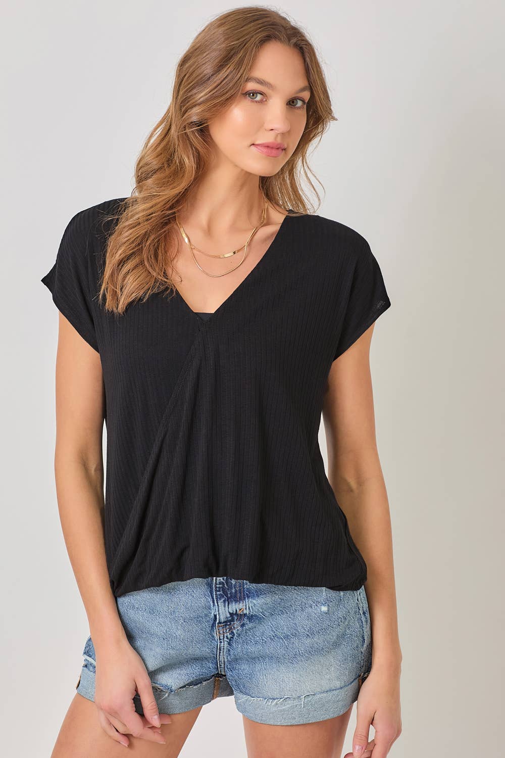 Surplice Neck Top