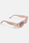 Plastic Frame Oval Lens Sunglasses