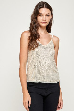 My Sequin Cami Top