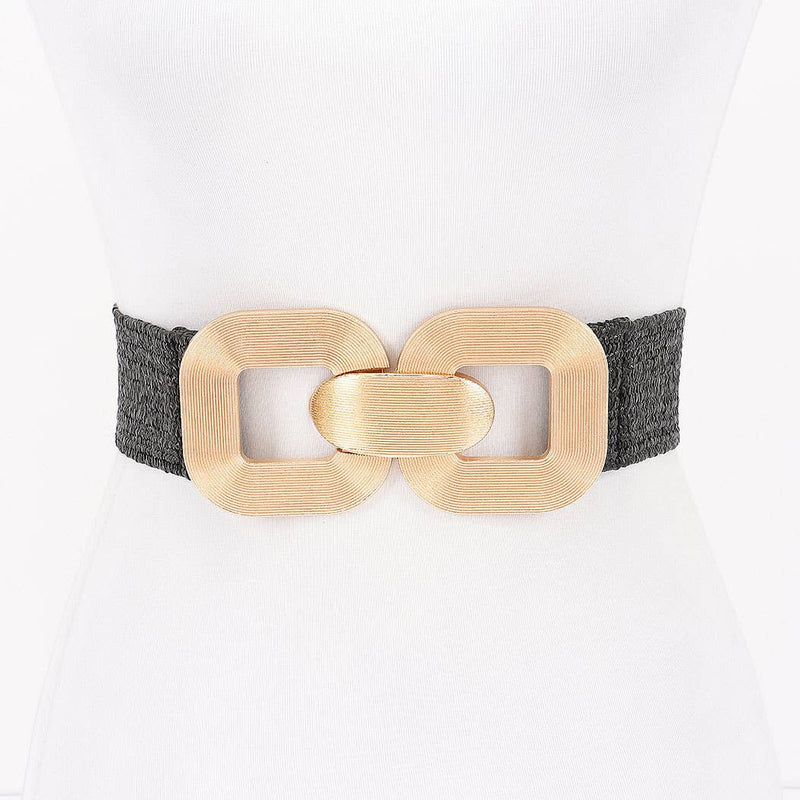 Metal Buckle Elastic Belt